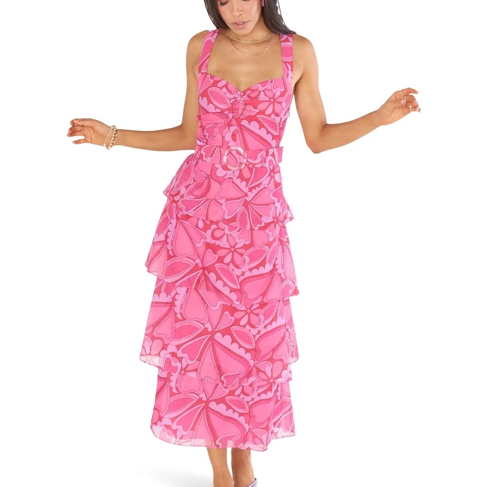 Show Me Your Mumu Pink Maxi Dress